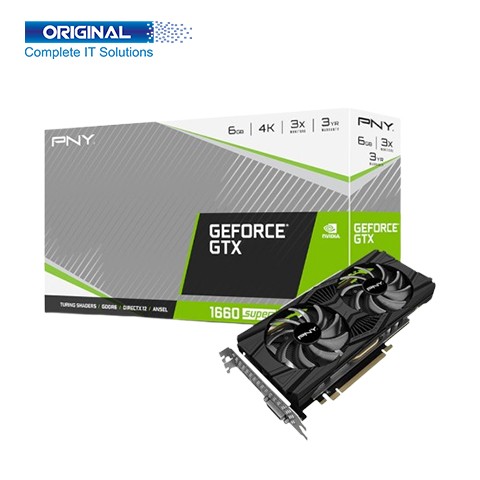 PNY GeForce GTX 1660 SUPER 6GB Dual Fan GDDR6 Graphics Card