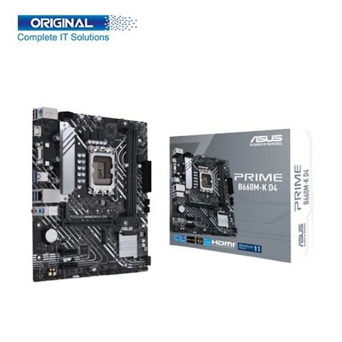 ASUS PRIME B660M-K D4 12th Gen Intel Micro ATX Motherboard