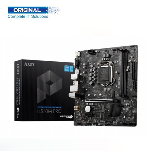 MSI H510M PRO 10th & 11th Gen Micro-ATX Motherboard