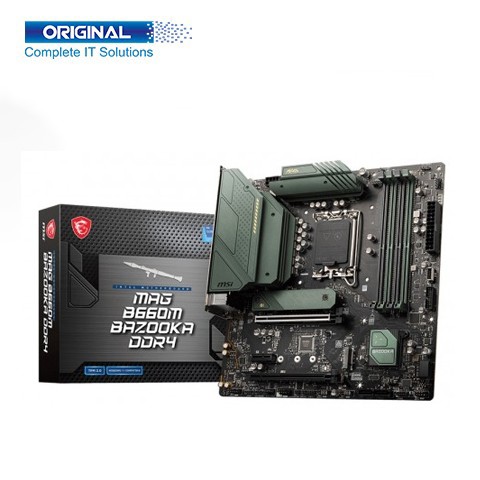 MSI MAG B660M BAZOOKA DDR4 12th Gen Micro-ATX Motherboard