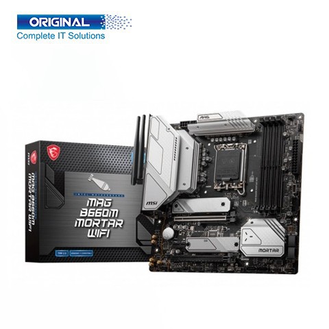 MSI MAG B660M MORTAR WIFI DDR5 12th Gen mATX Motherboard