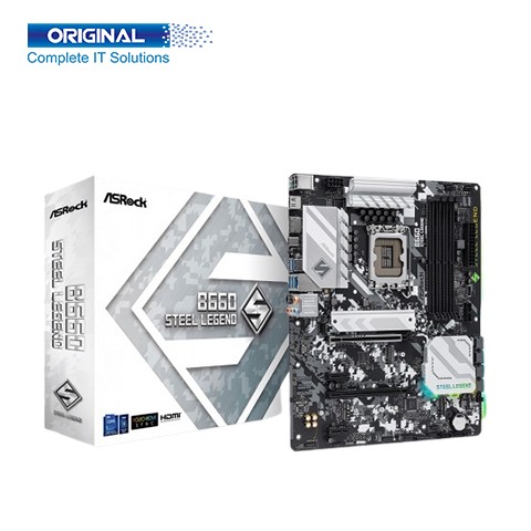 ASRock B660 Steel Legend 12th Gen ATX Motherboard