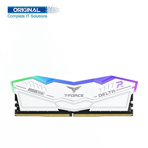 Team DELTA RGB 16GB 6400MHz DDR5 White Desktop Gaming RAM