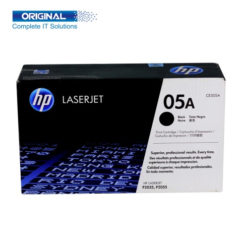 HP 05A Black Original LaserJet Toner (CE505A)