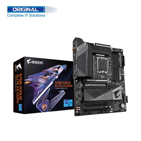 Gigabyte B760 AORUS ELITE AX DDR4 13th and 12th Gen Motherboard