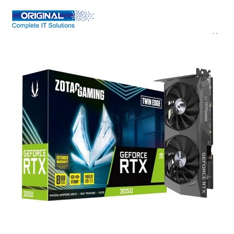 ZOTAC Gaming GeForce RTX 3050 Twin Edge 8GB GDDR6 Graphics Card