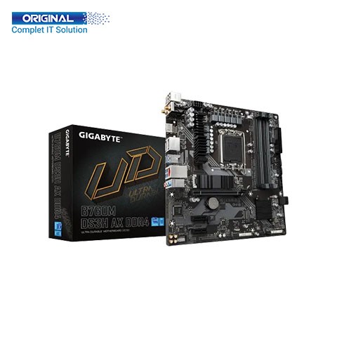 GIGABYTE B760M DS3H AX DDR4 13th & 12th Gen Intel Motherboard