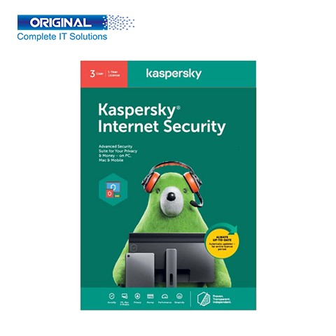 Kaspersky Internet Security 3 User 1 Year