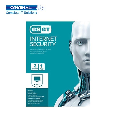 Eset Internet Security 3 User 1 Year