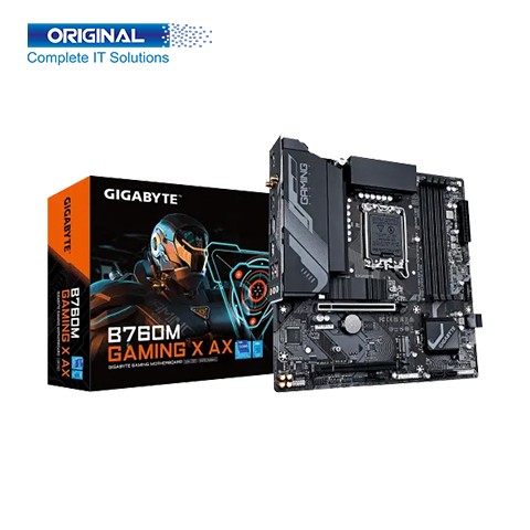 Gigabyte B760M GAMING X AX DDR5 13th and 12th Gen Motherboard