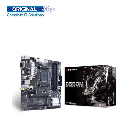 Biostar B550MX/E PRO DDR4 AMD AM4 Micro ATX Motherboard