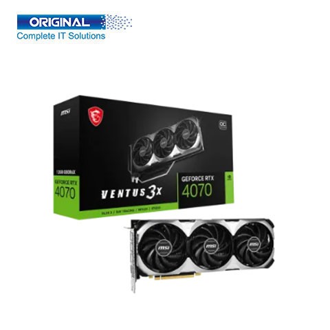 MSI GeForce RTX 4070 VENTUS 3X 12GB OC GDDR6X Graphics Card