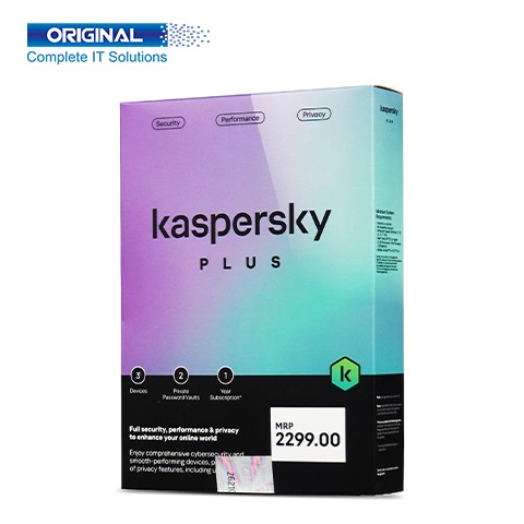 Kaspersky Plus 3 User 1 Year
