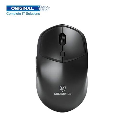 Micropack MP-726W Black Wireless Silent Mouse