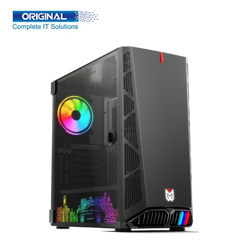 Value Top MANIA X5 E-ATX Mid Tower Black Gaming Casing