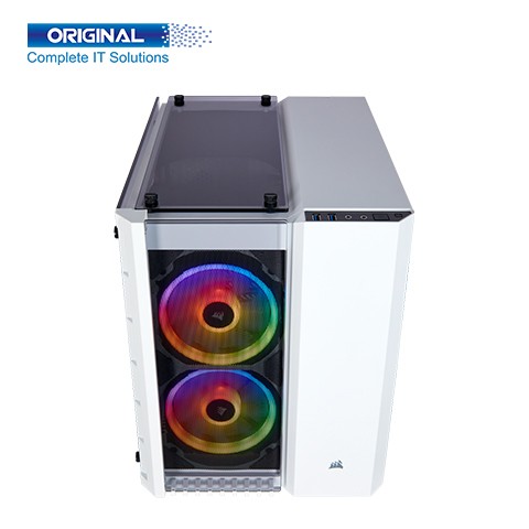 Corsair Crystal Series 280X RGB Micro-ATX White Casing