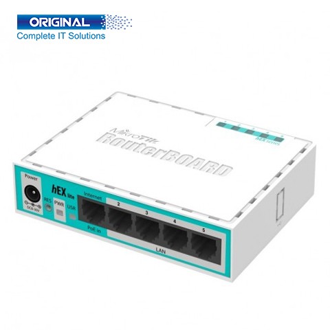 Mikrotik RB750r2 HEX Lite Plastic Body Router