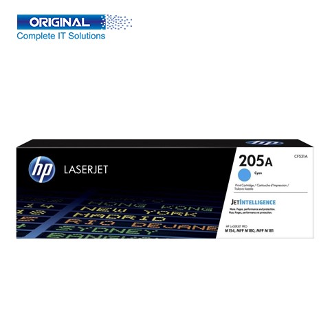 HP 205A Cyan Original Color LaserJet Toner (CF531A)