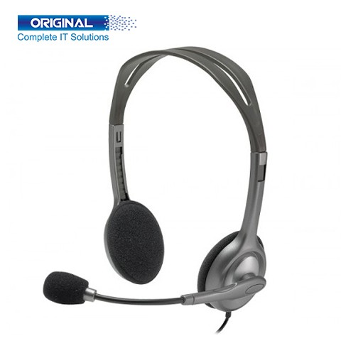 Logitech H110 Black Stereo Headphone